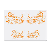 SCROLLS STENCIL